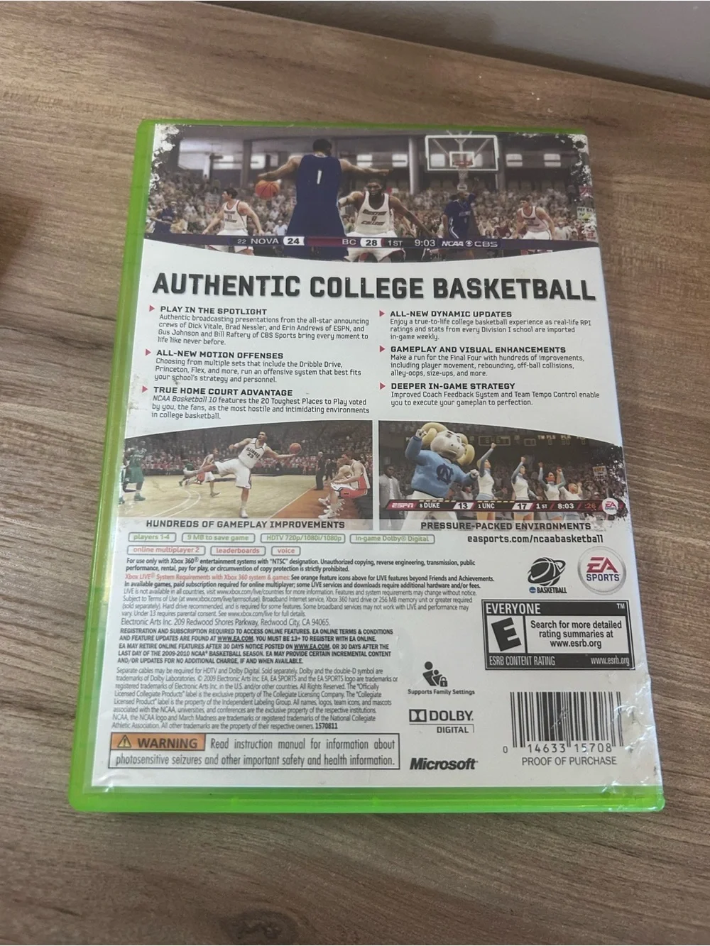 EA Sports NCAA Basketball 10 for Xbox 360 - White/Red